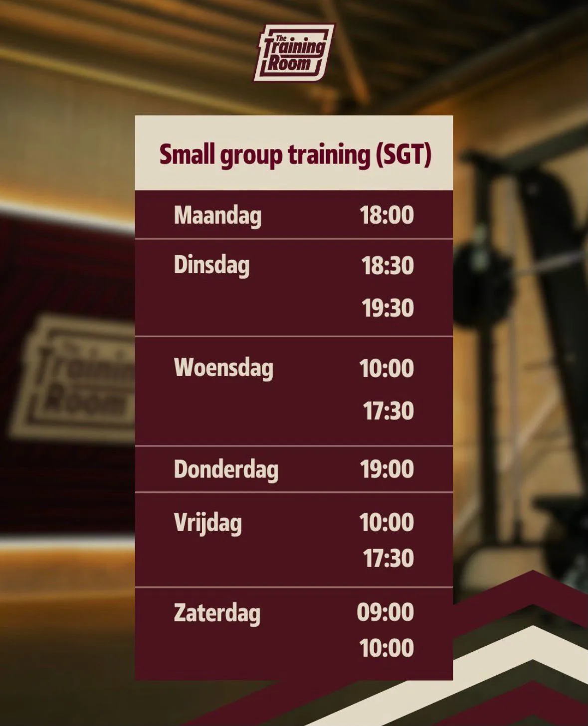 Small Group Training bij The Training Room Sittard