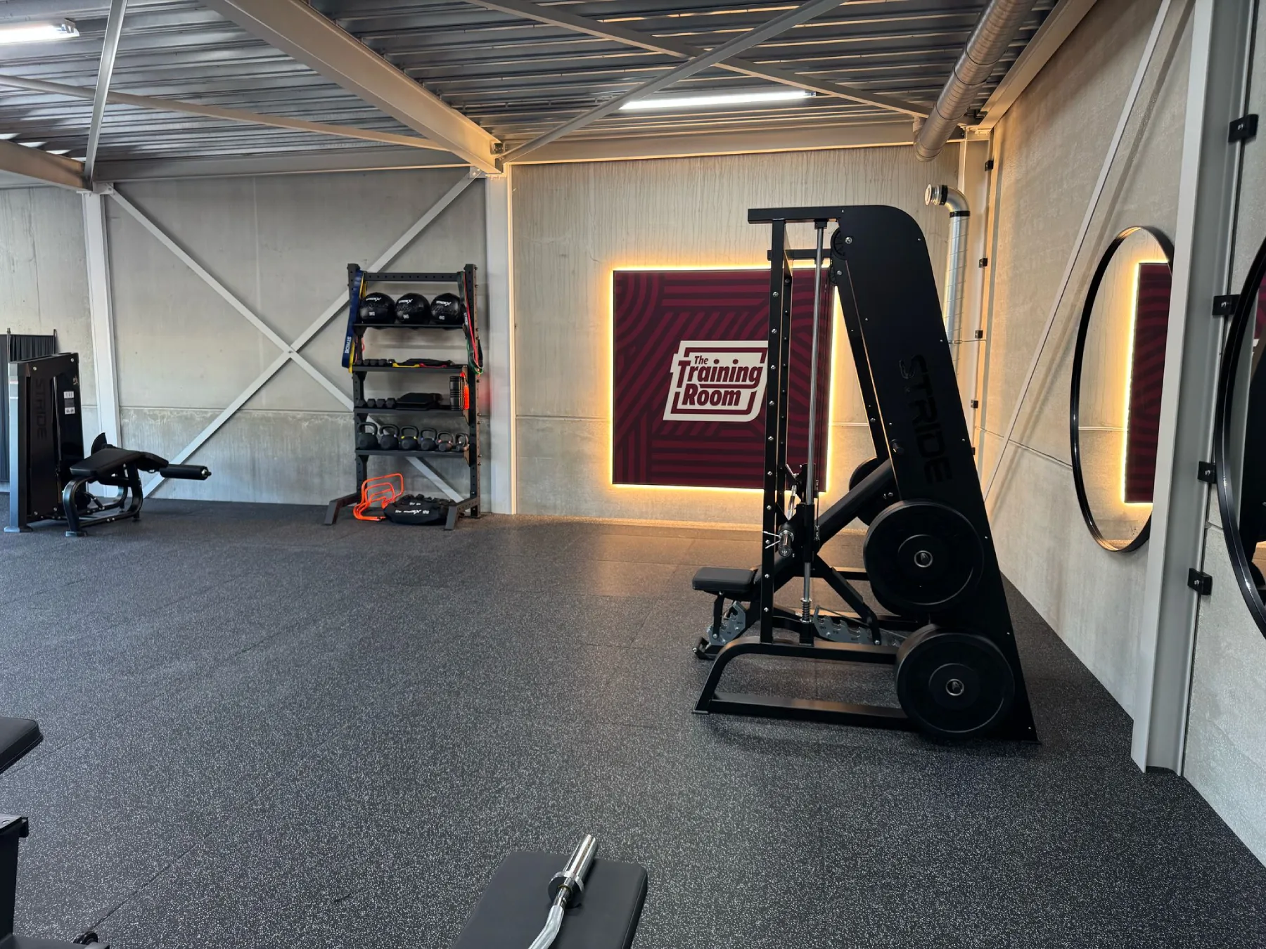 Fitnesszaal The Training Room Sittard - overzicht